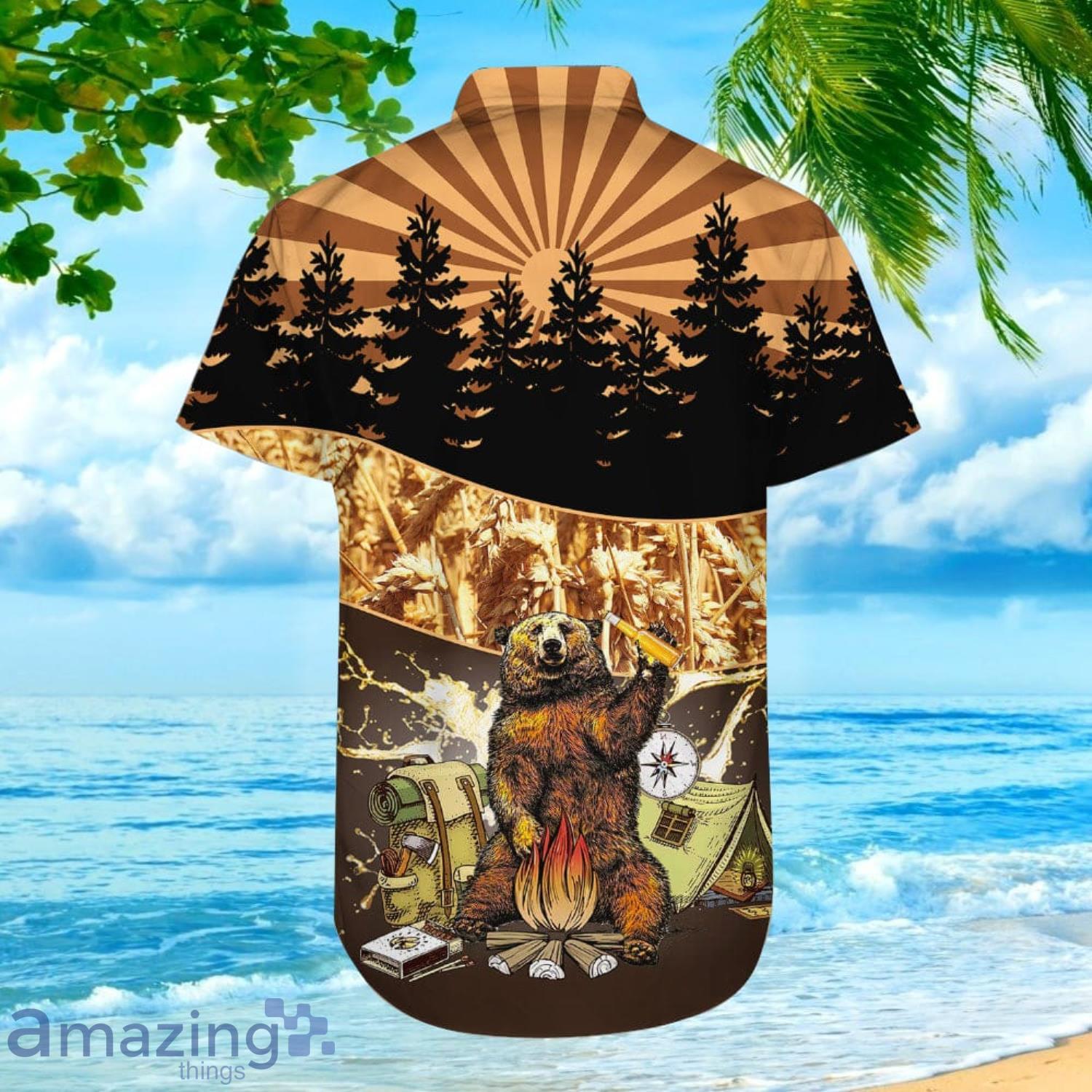 Camping And Beer Funny Custom Gifts Combo Hawaiian Shirt And Shorts image Camping And Beer Funny Custom Gifts Combo Hawaiian Shirt And Shorts Product Photo 6