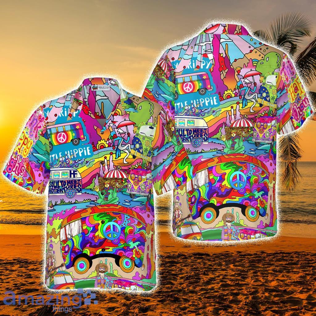 Camping Hippie Stay Trippy Tropical Hawaiian Shirt - Camping Hippie Stay Trippy Tropical Hawaiian Shirt