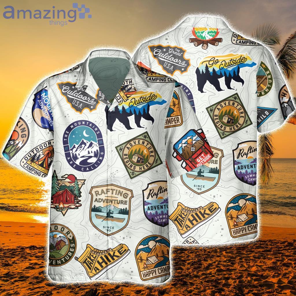 Camping Mountain Nature Hawaiian Shirt - Camping Mountain Nature Hawaiian Shirt