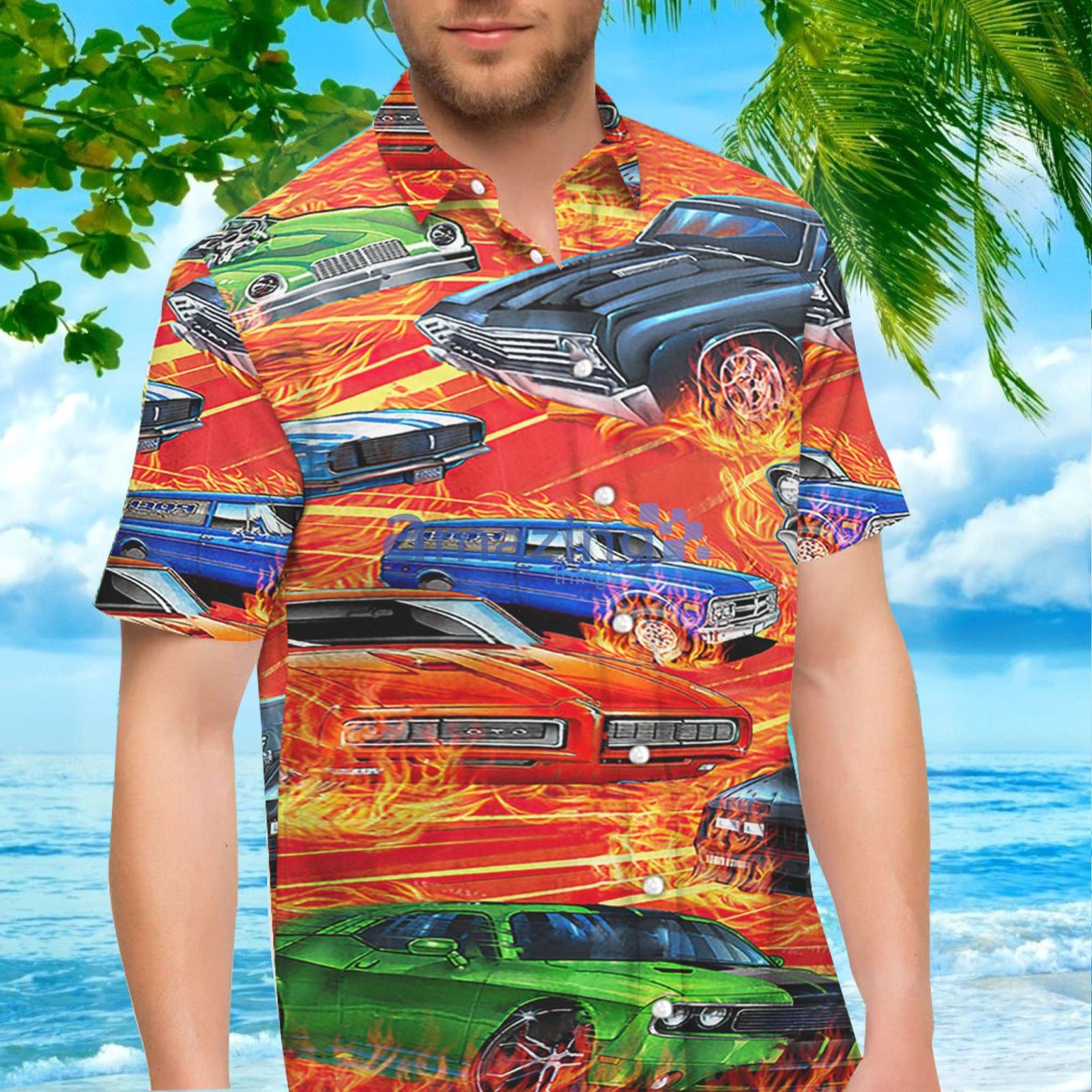 Car On Fire Combo Hawaiian Shirt And Shorts Gift For Summer Vacation image Car On Fire - Combo Hawaiian Shirt And Shorts Gift For Summer Vacation Product Photo 6