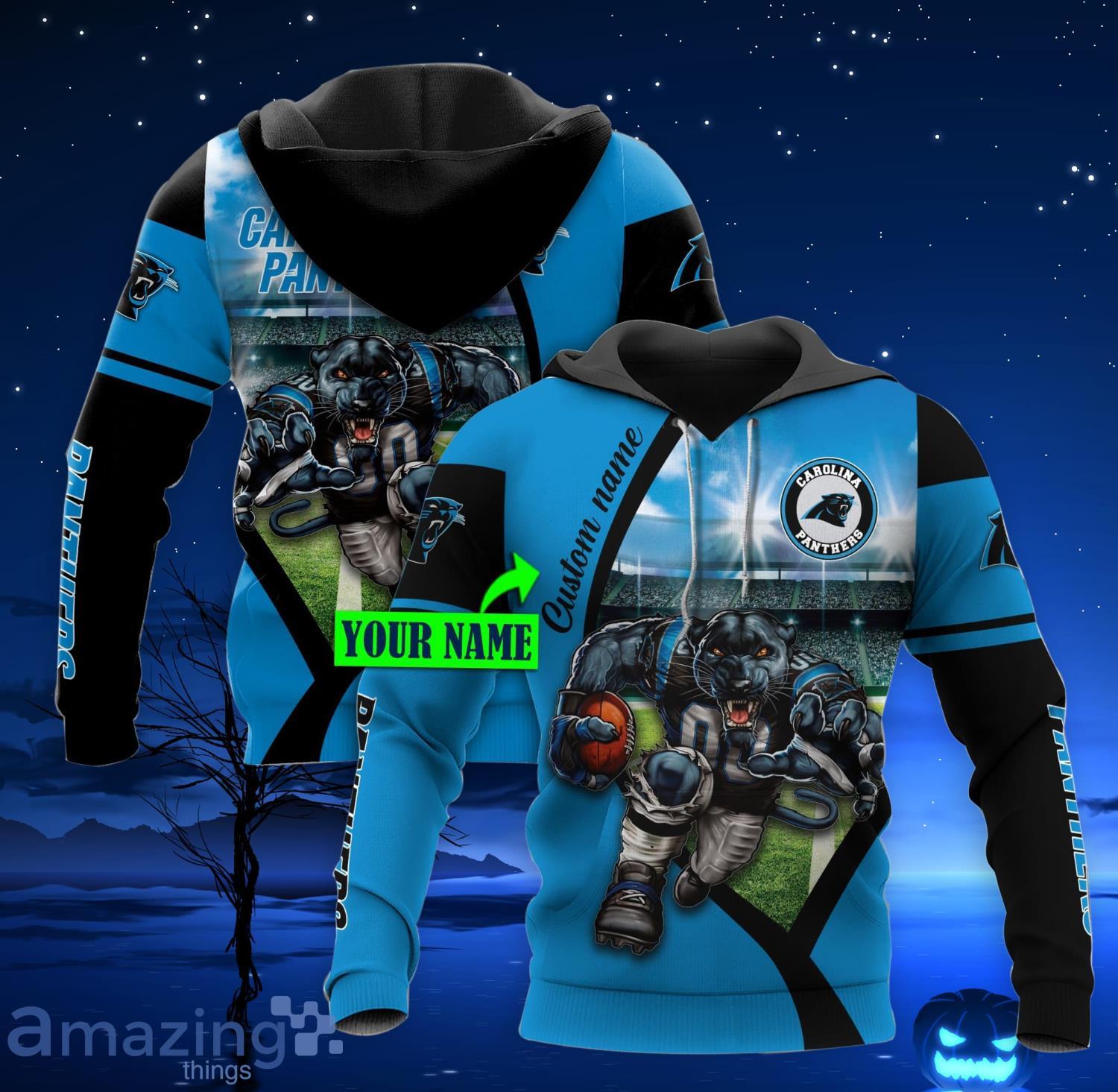 Carolina Panthers Custom Name For Sport Fans All Over Printed 3D Shirt