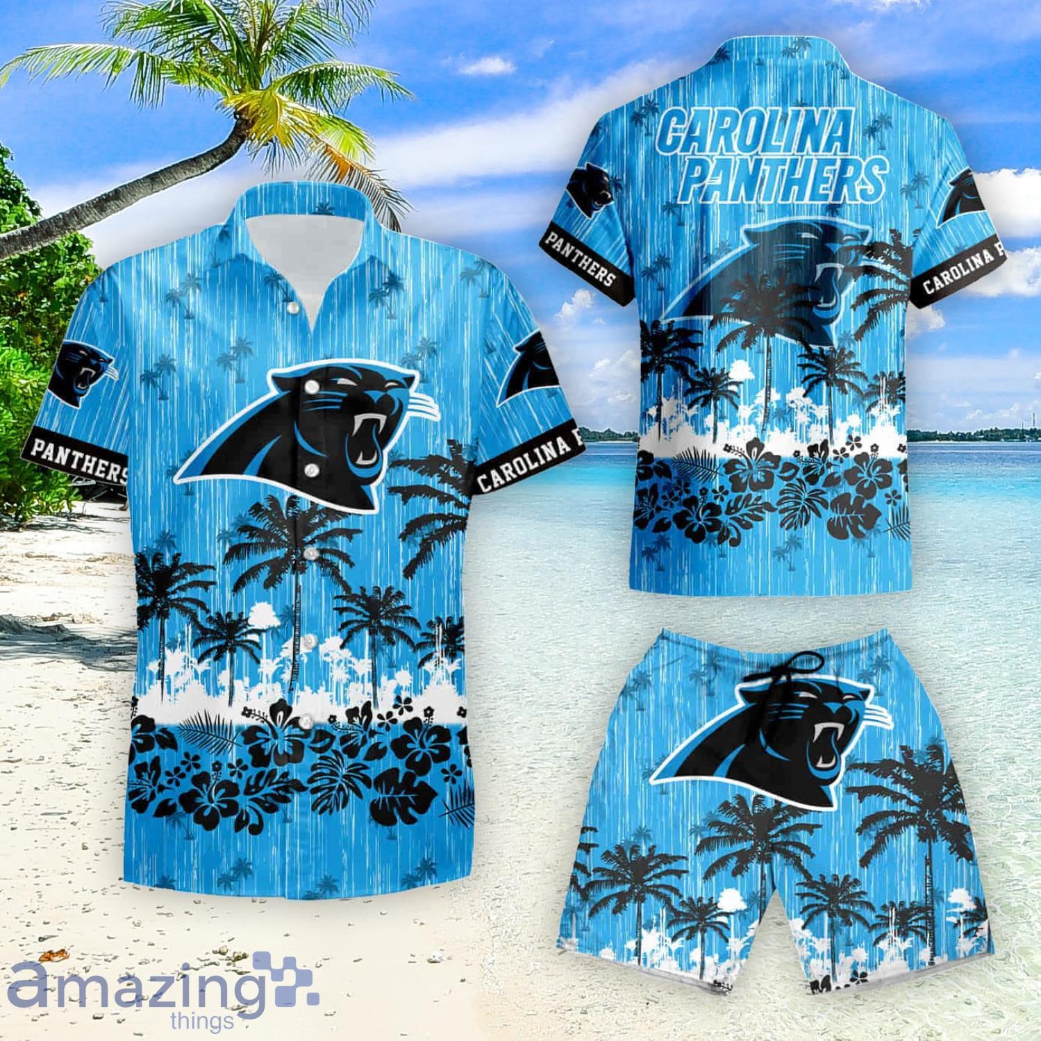 Carolina Panthers New Summer Hawaiian Shirt And Short
