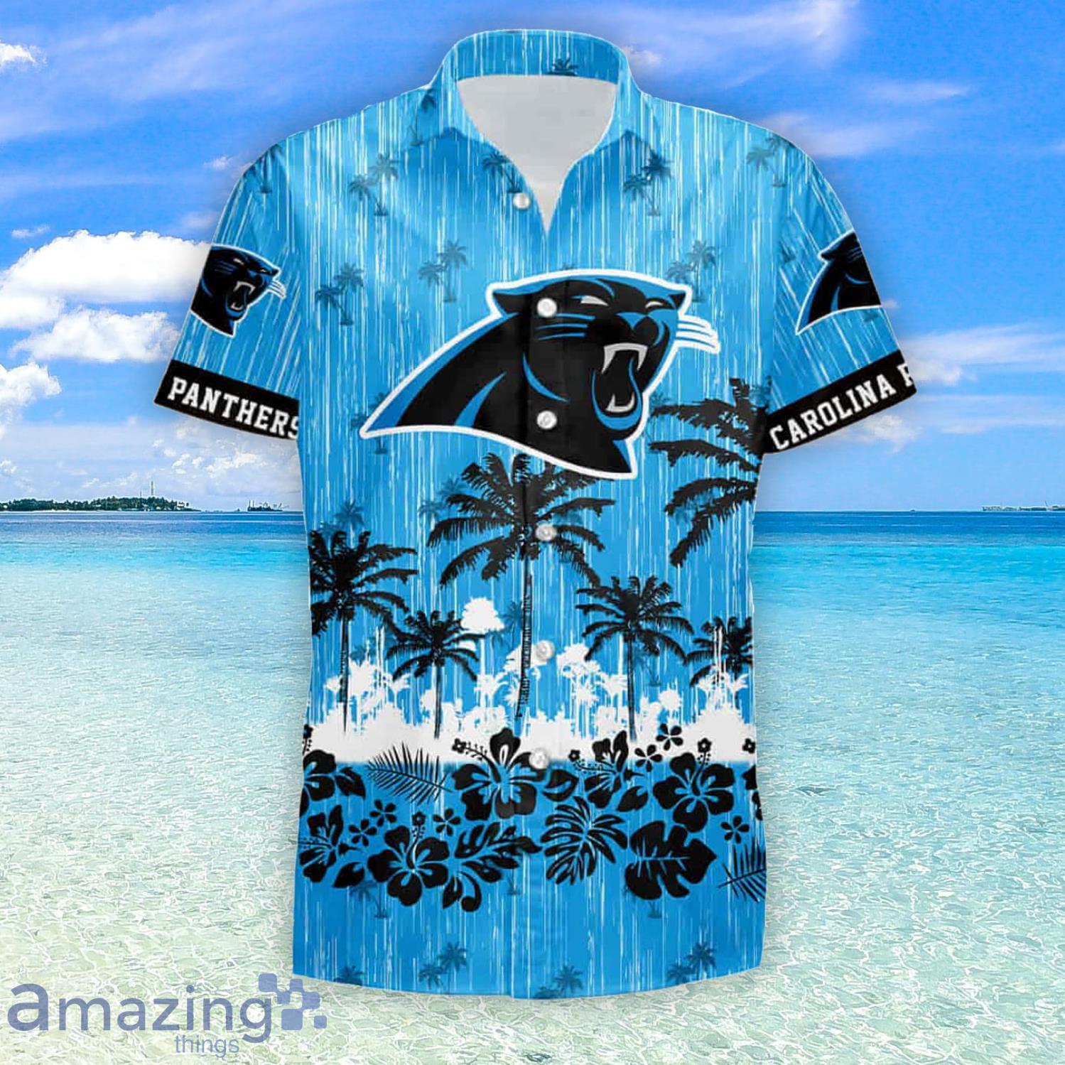 Carolina Panthers Hawaiian Shirt, Shorts, Combo Hawaiian Shirt And