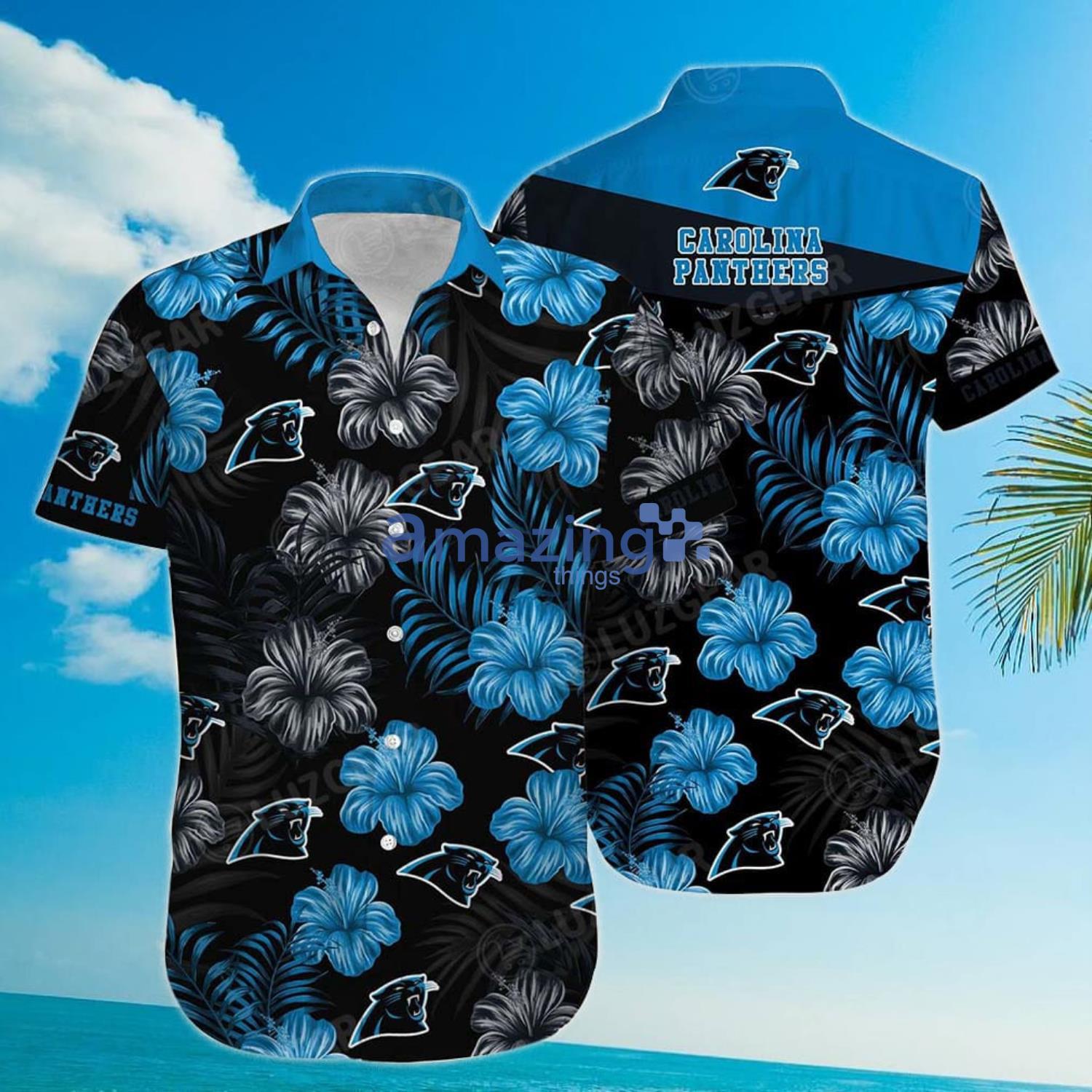 Carolina Panthers Hawaiian Shirt, Shorts, Combo Hawaiian Shirt