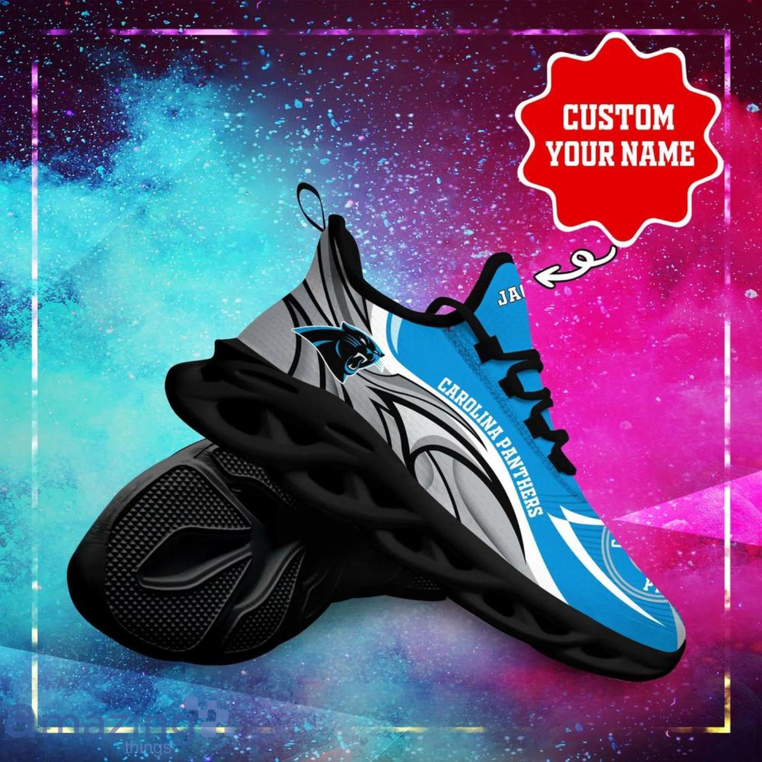 Carolina panthers custom on sale shoes