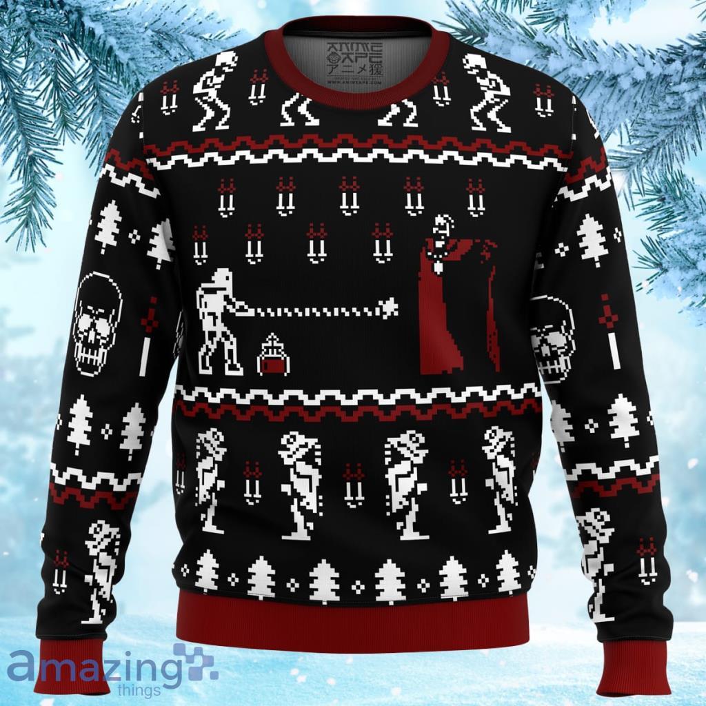 Castlevania Classic Game Ugly Christmas Sweater - Castlevania Classic Game Ugly Christmas Sweater