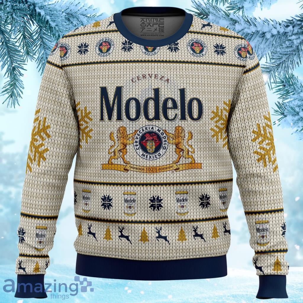 Cerveza Modelo Ugly Christmas Sweater 3D - Cerveza Modelo Ugly Christmas Sweater