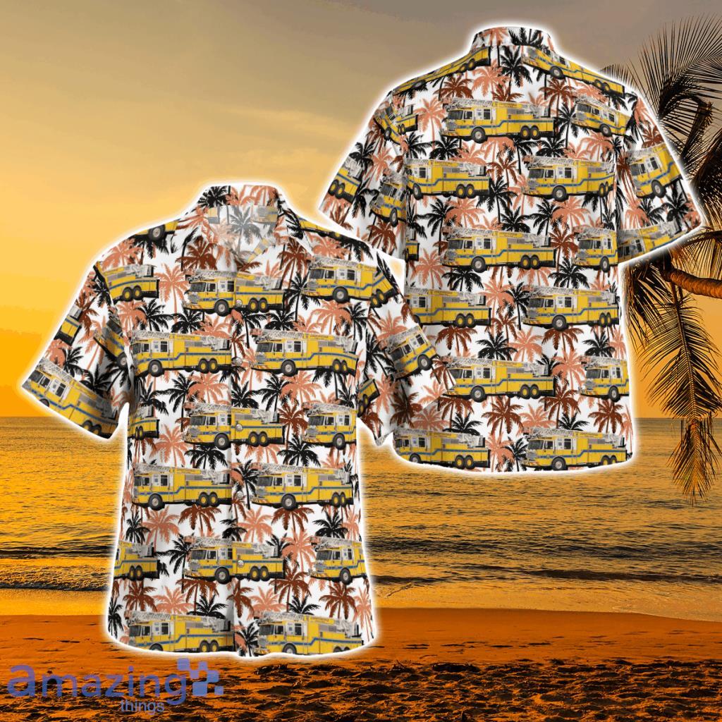 Chesterfield County Fire and Ems Hawaiian Shirt - Chesterfield County Fire and Ems Hawaiian Shirt