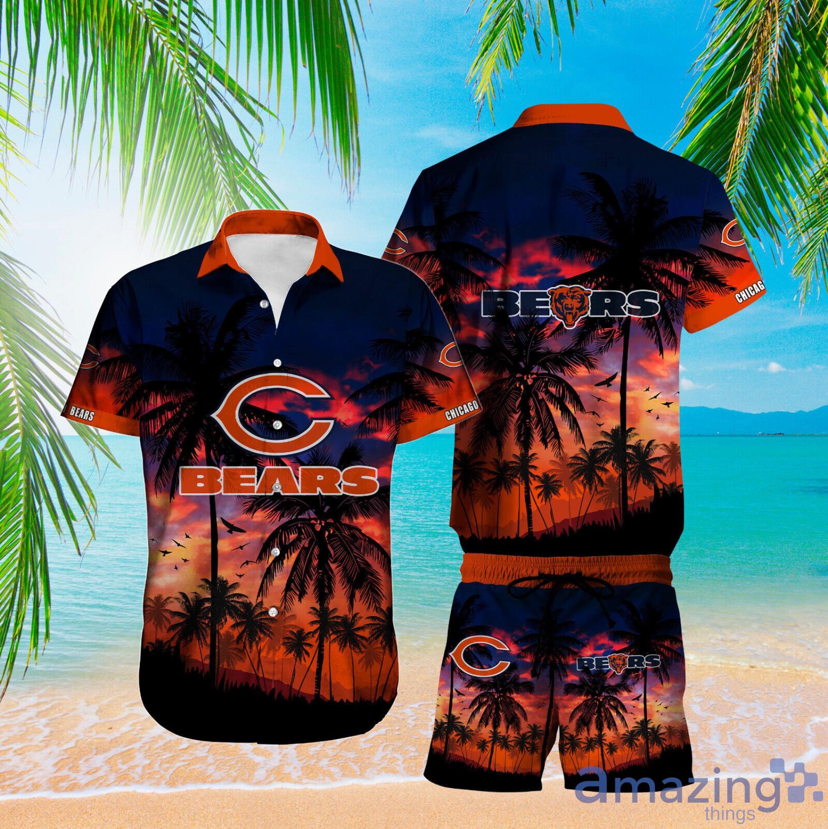 Chicago Bears All Over Print Logo And Coconut Trending Summer Gift Aloha  Hawaiian Shirt