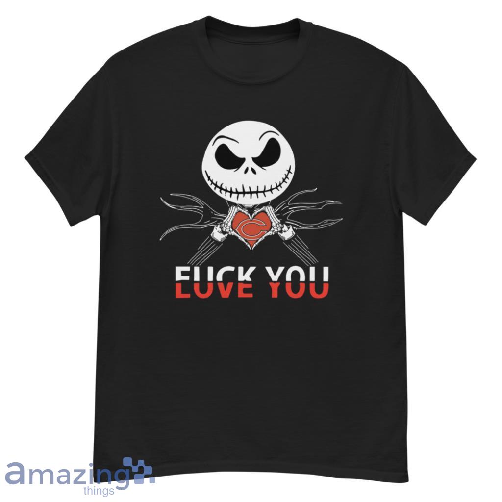 Chicago Bears Love You Jack Skellington Halloween Shirt image Chicago Bears Love You Jack Skellington Halloween Shirt - G500 Men’s Classic T-Shirt