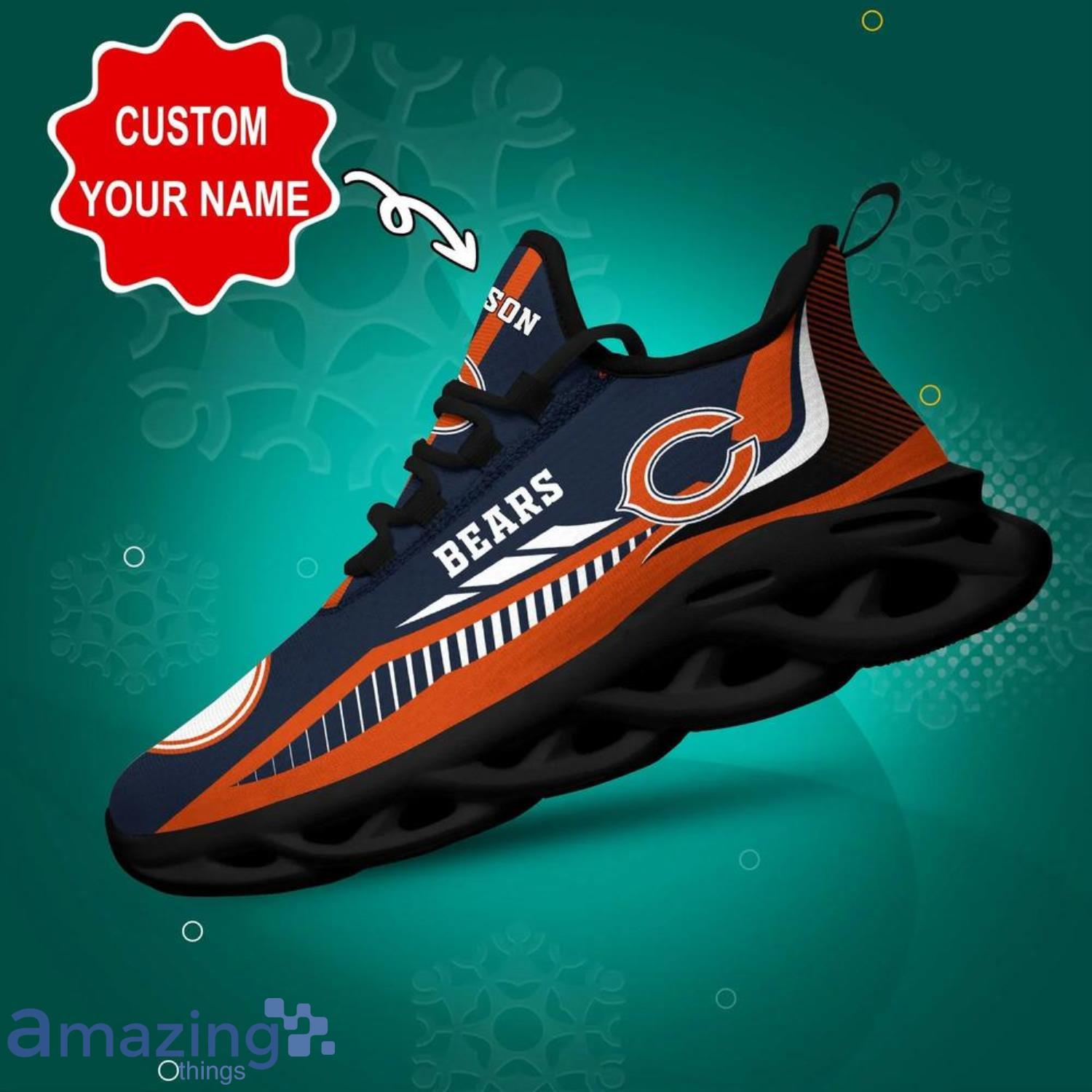 Chicago Bears NFL Max Soul Shoes Custom Name Running Shoes Product Photo 1 Chicago Bears NFL Max Soul Shoes Custom Name Running Shoes Product Photo 1