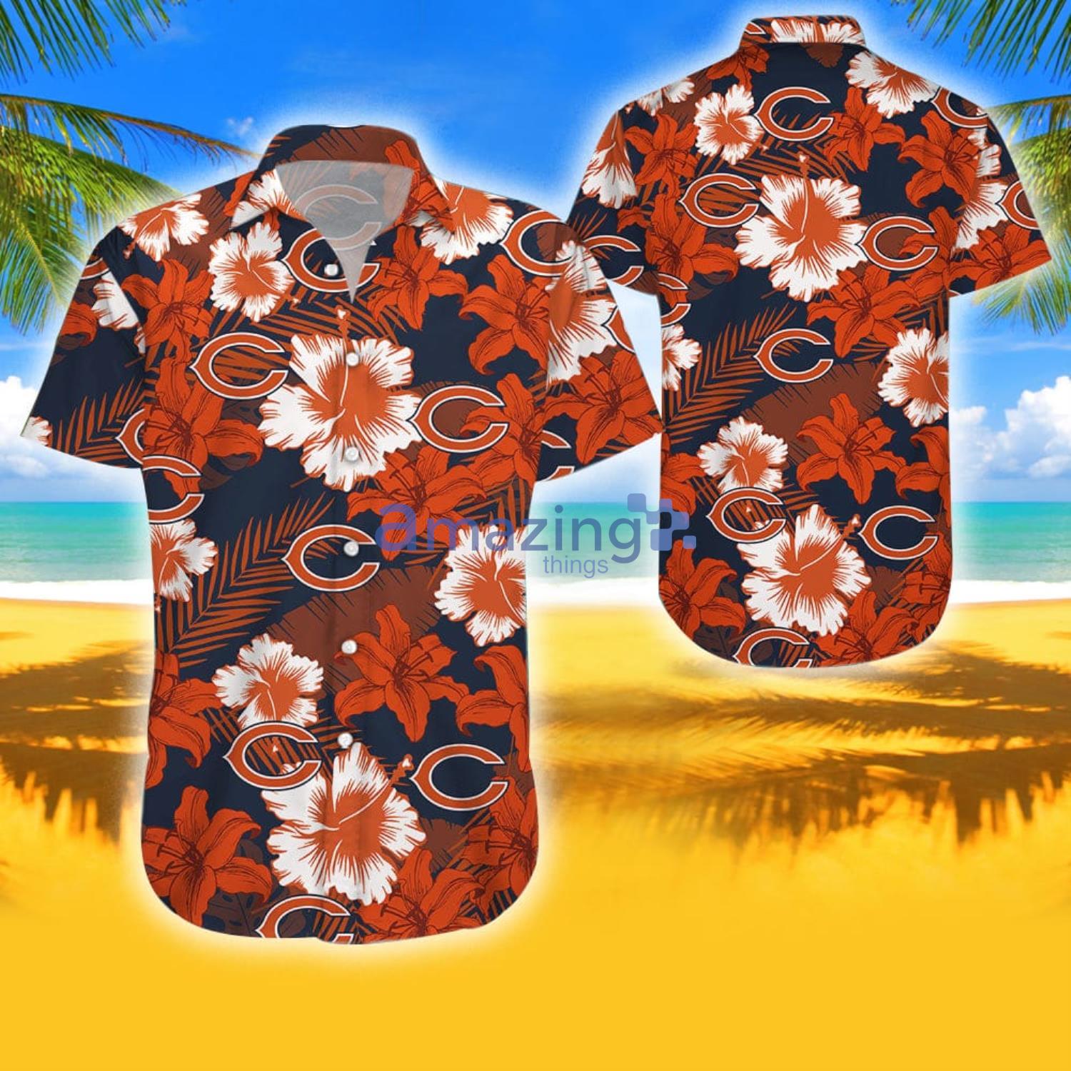 Chicago Bears Aloha Hawaiian Shorts Gift For Fans