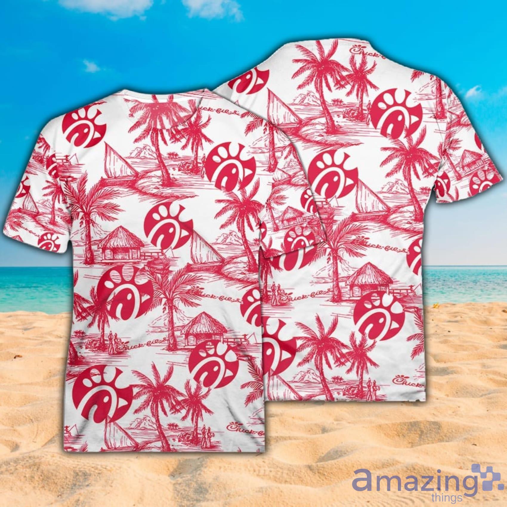 Chick-fil-A Food Tropical Flower All Over Print 3D Shirt Product Photo 1 Chick-fil-A Food Tropical Flower All Over Print 3D Shirt Product Photo 1