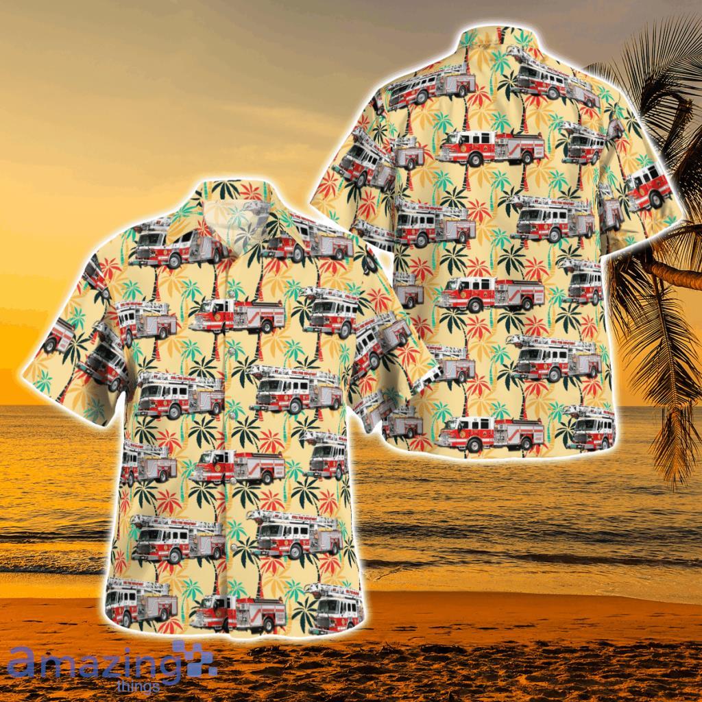 Chili Fire Department, Rochester, New York Fleet Hawaiian Shirt - Chili Fire Department, Rochester, New York Fleet Hawaiian Shirt