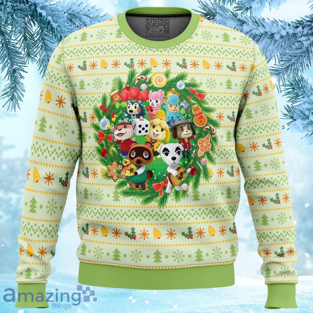 Christmas Animal Festival Animal Crossing Ugly Christmas Sweater 3D - Christmas Animal Festival Animal Crossing Ugly Christmas Sweater