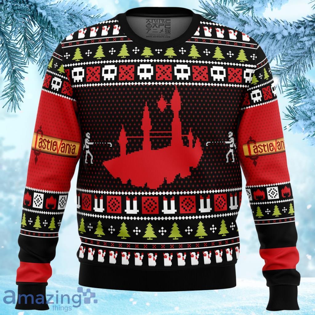 Christmas Castlevania Ugly Christmas Sweater 3D - Christmas Castlevania Ugly Christmas Sweater