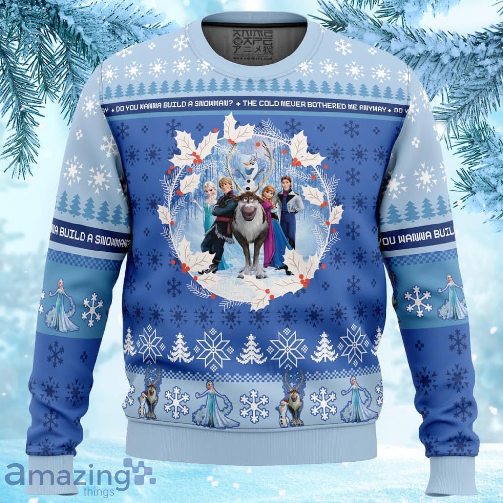 Christmas Frozen Disney Ugly Christmas Sweater 3D - Christmas Frozen Disney Ugly Christmas Sweater