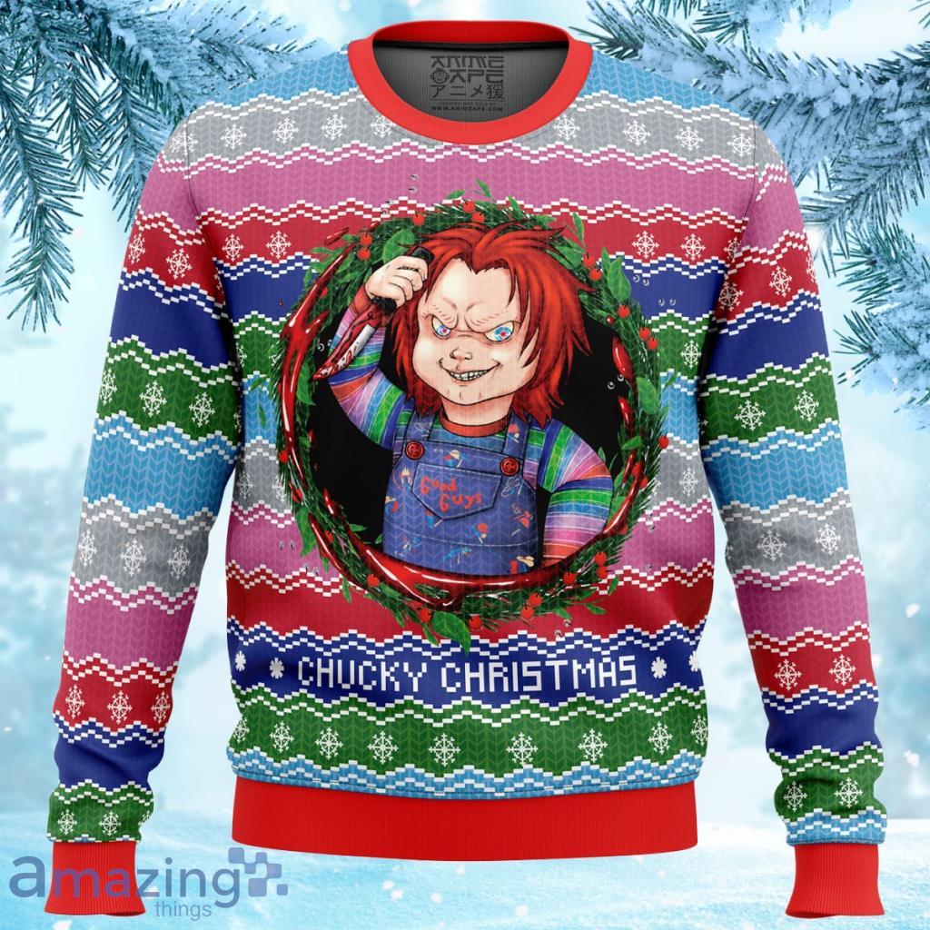 Chucky Christmas Ugly Christmas Sweater 3D - Chucky Christmas Ugly Christmas Sweater