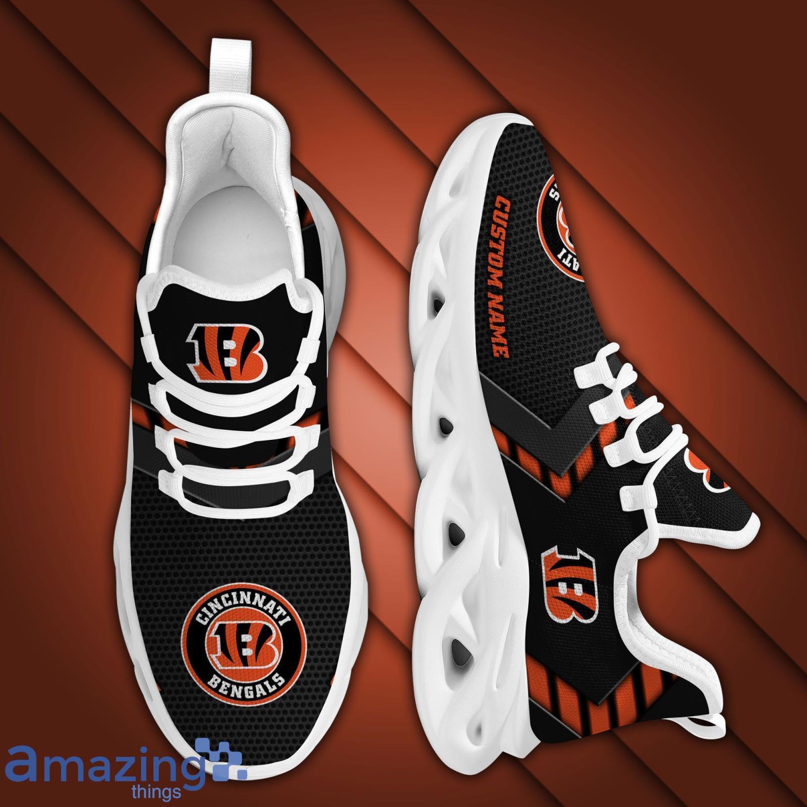 Cincinnati Bengals Mickey Custom Name Max Soul Sneakers Running Sports  Shoes For Men Women