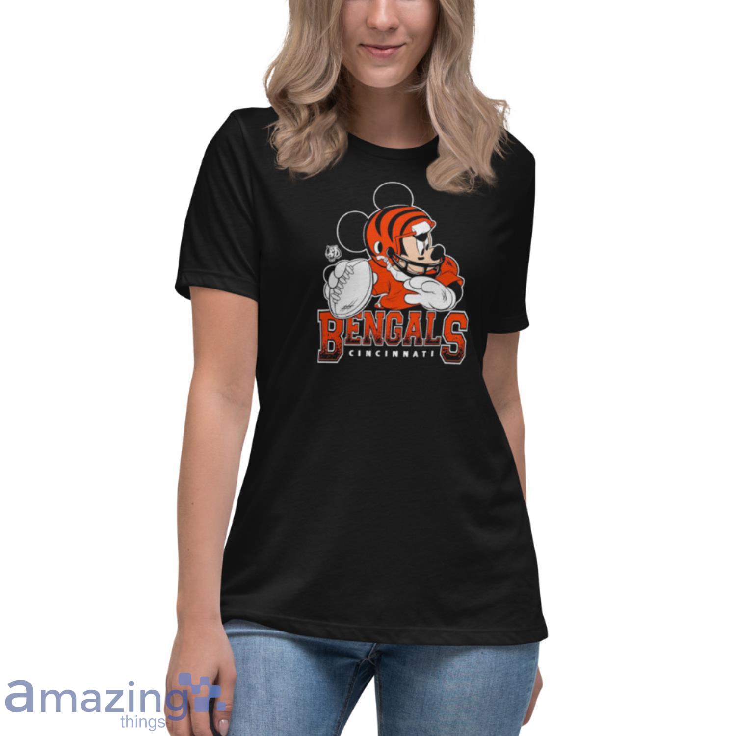 Disney Fanatics Cincinnati Bengals Mickey Mouse Themed Shirt, Unique Bengals  Gifts in 2023