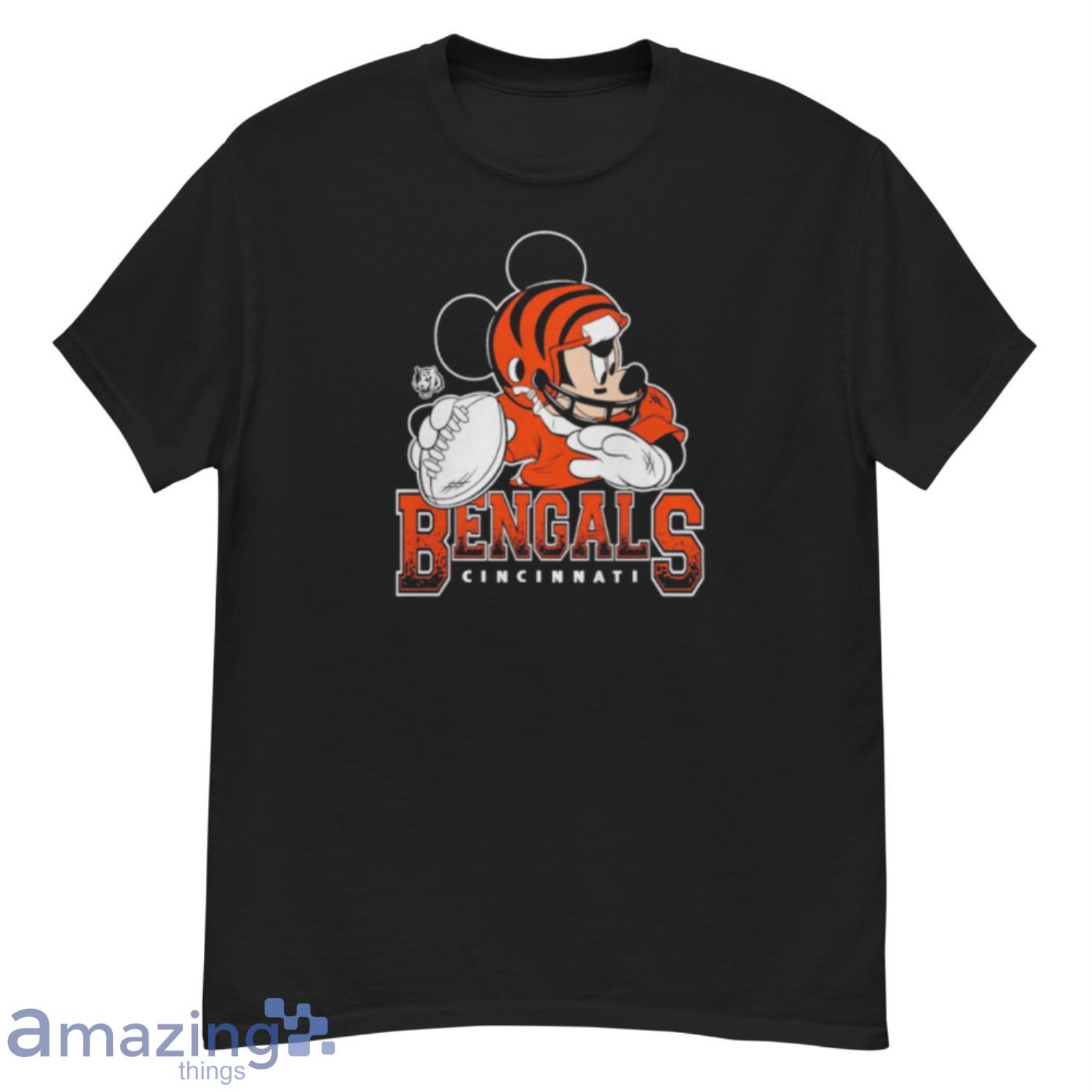 I Love The Bengals Mickey Mouse Cincinnati Bengals T-Shirt - T-shirts Low  Price