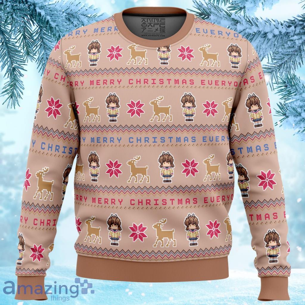Clannad Merry Mery Christmas Furukawa Nagisa Ugly Christmas Sweater 3D - Clannad Merry Mery Christmas Furukawa Nagisa Ugly Christmas Sweater