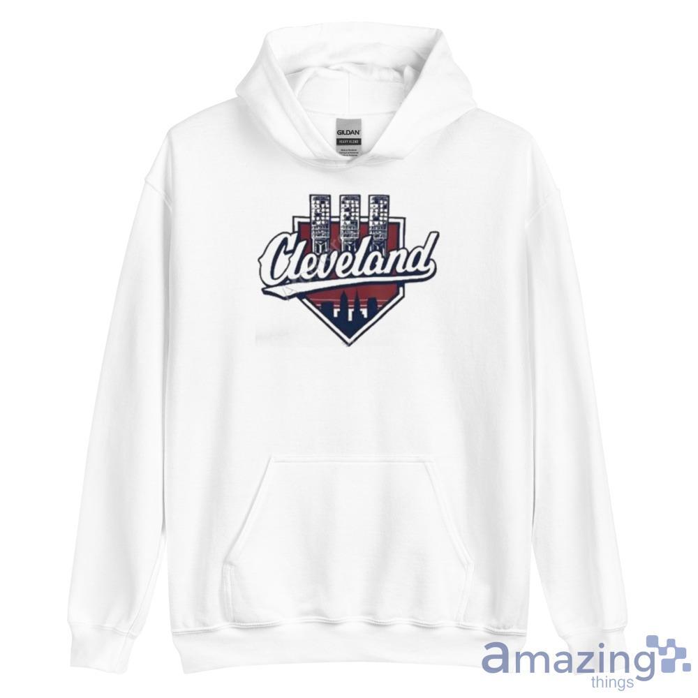 Cleveland Baseball Lights Beige Shirt For Men And Women image Cleveland Baseball Lights Beige Shirt For Men And Women - Unisex Heavy Blend Hooded Sweatshirt