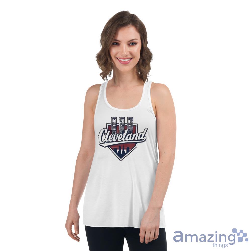 Cleveland Baseball Lights Beige Shirt For Men And Women image Cleveland Baseball Lights Beige Shirt For Men And Women