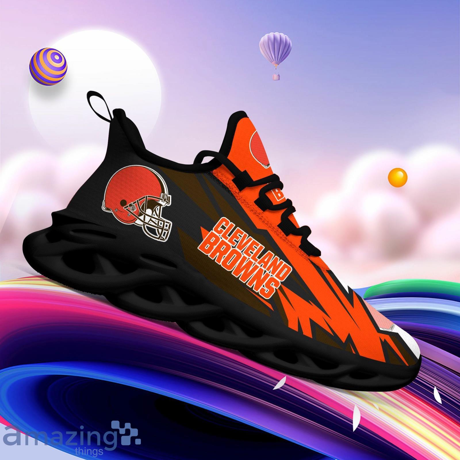 Cleveland Browns Ultra Max Soul Sneaker Running Sport Shoes Men