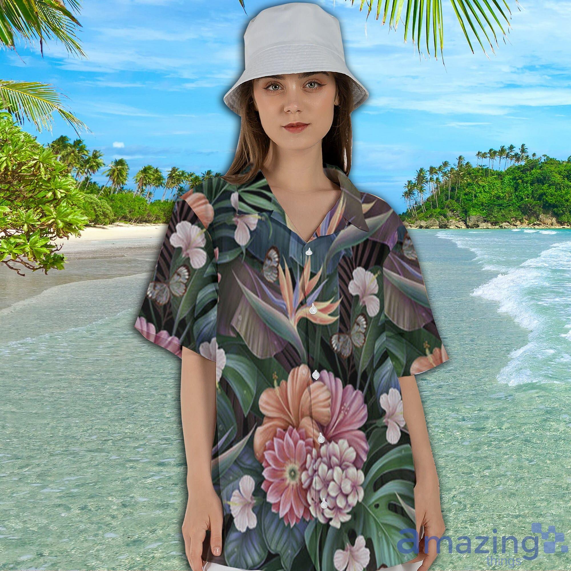 Colorfull Forest Flower Short Sleeve AOP Hawaiian Shirt For Summer image Colorfull Forest Flower Short Sleeve AOP Hawaiian Shirt For Summer Product Photo 6