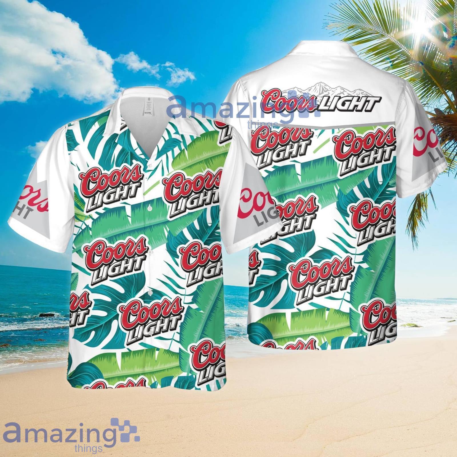 Coors Light Hawaii Style Summer Set Hawaiian Shirt And Shorts Product Photo 1