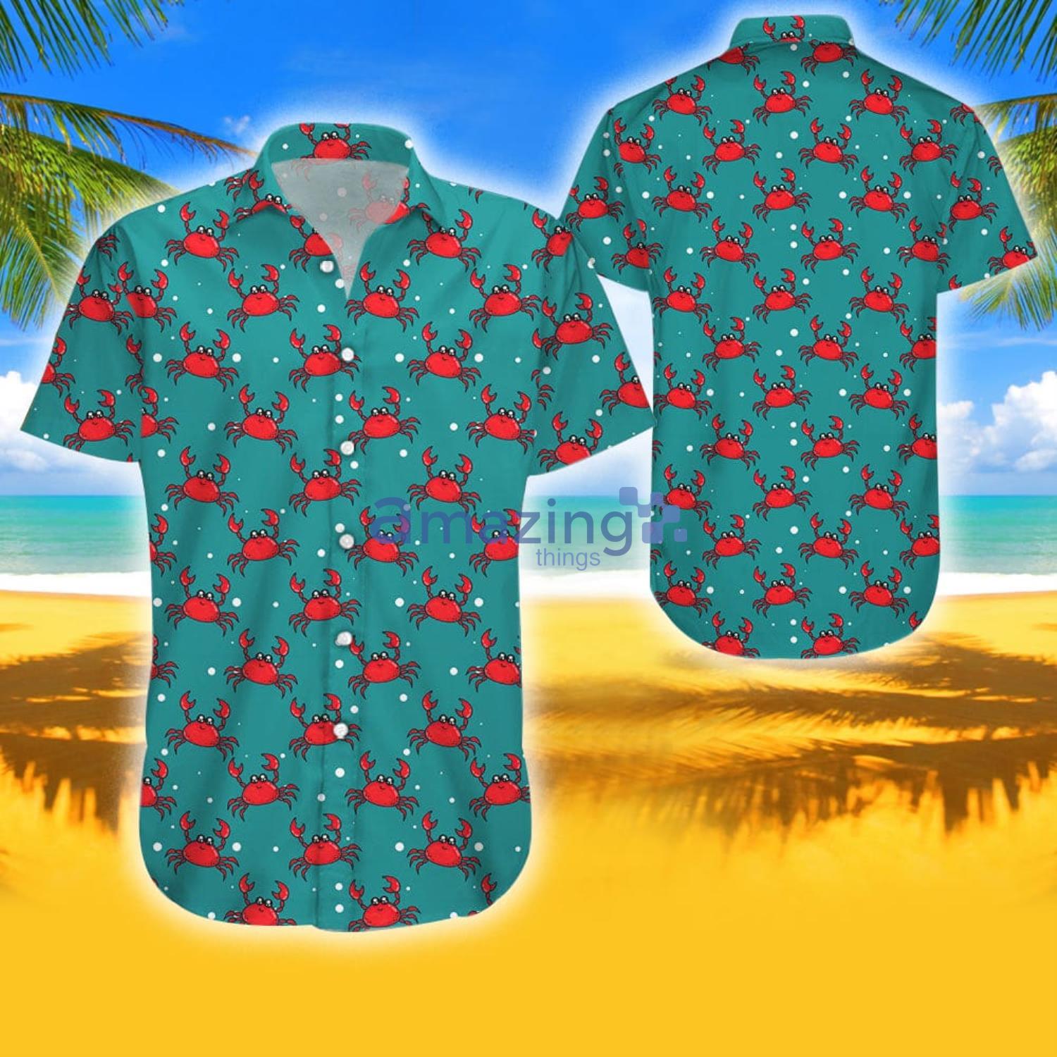 Crab Tropical Aloha Combo Hawaiian Shirt And Shorts Gift For Summer Product Photo 1