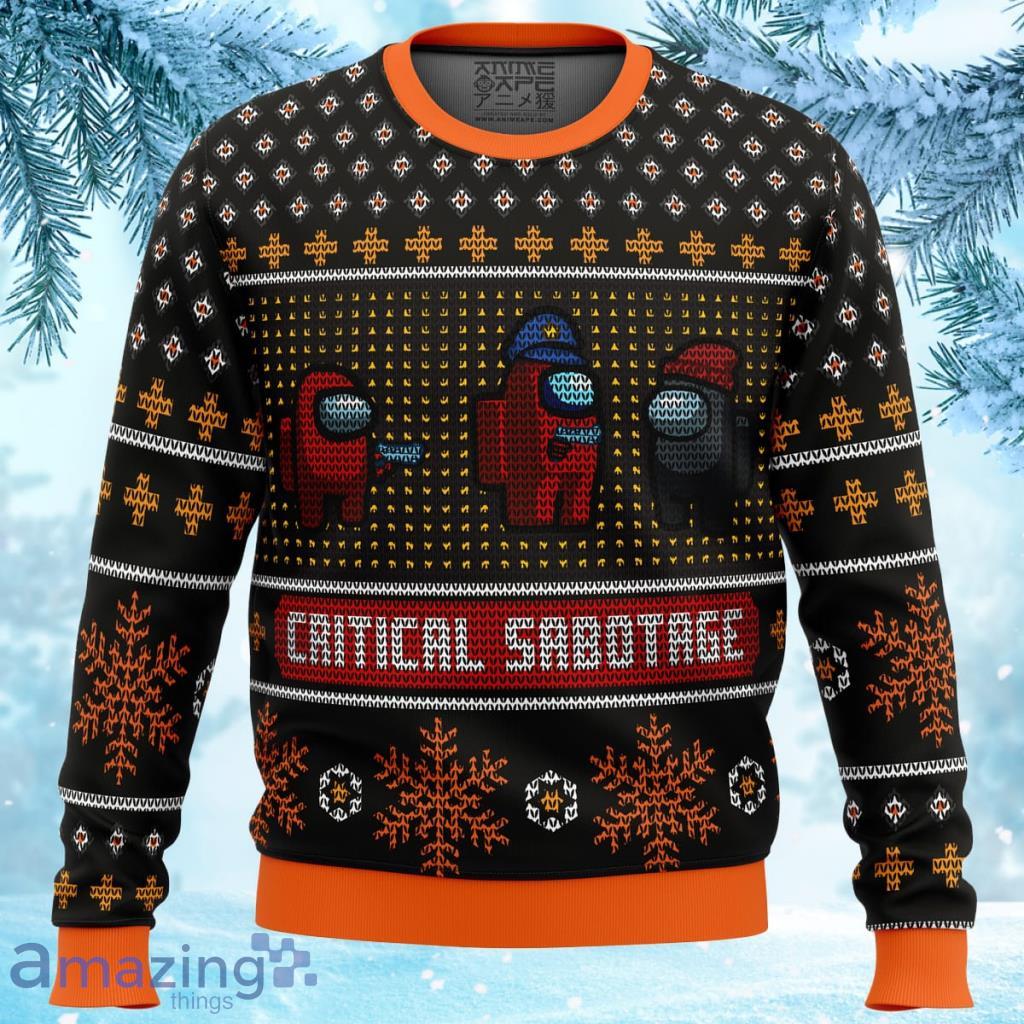 Critical Sabotage Among Us Ugly Christmas Sweater 3D - Critical Sabotage Among Us Ugly Christmas Sweater