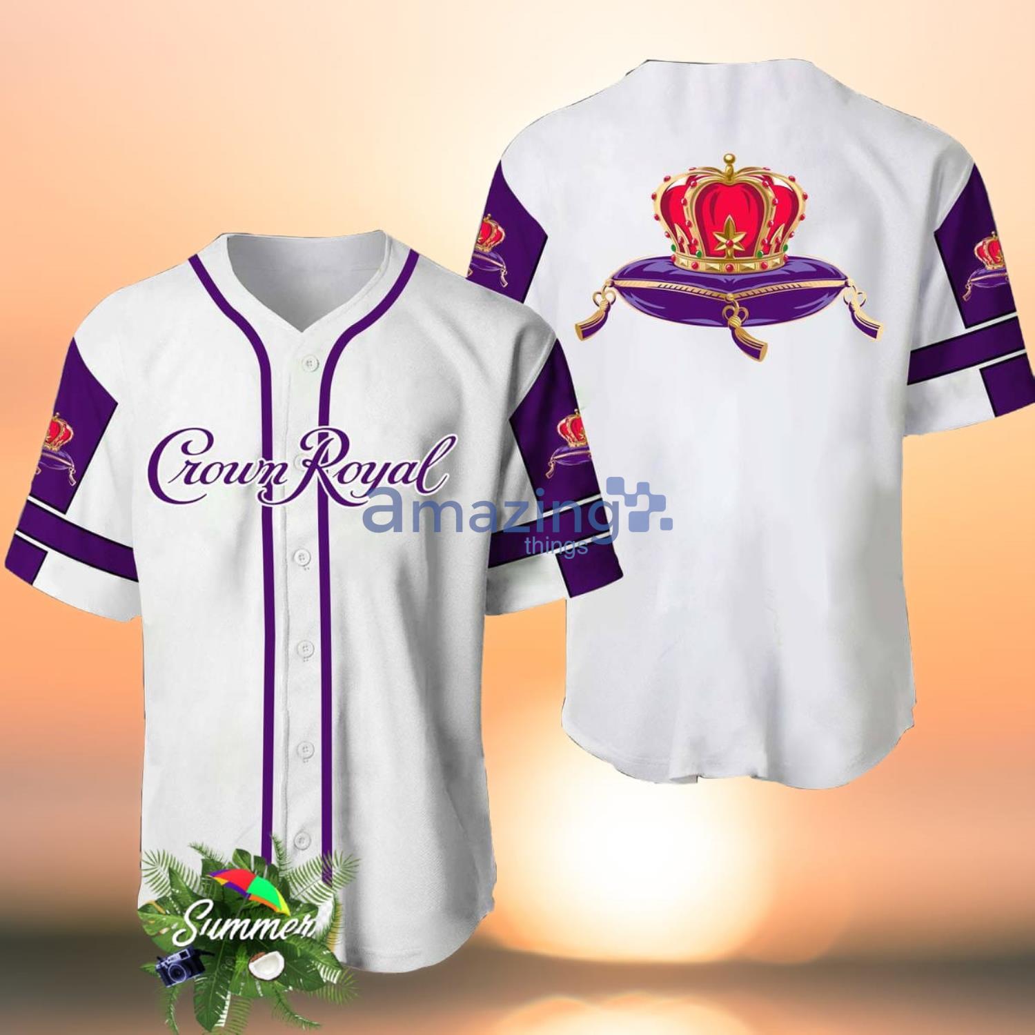Crown Royal Whisky Lover Baseball Jersey Shirt For Men And Women Product Photo 1