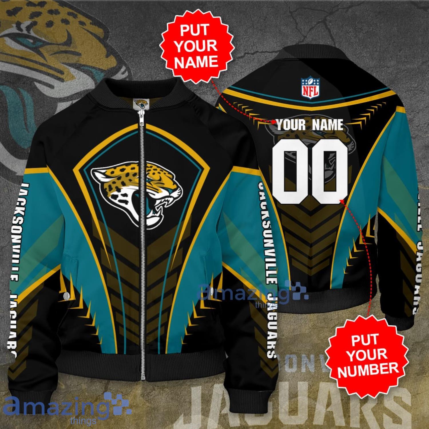 Jacksonville Jaguars 3D Vintage Bomber Jacket - T-shirts Low Price