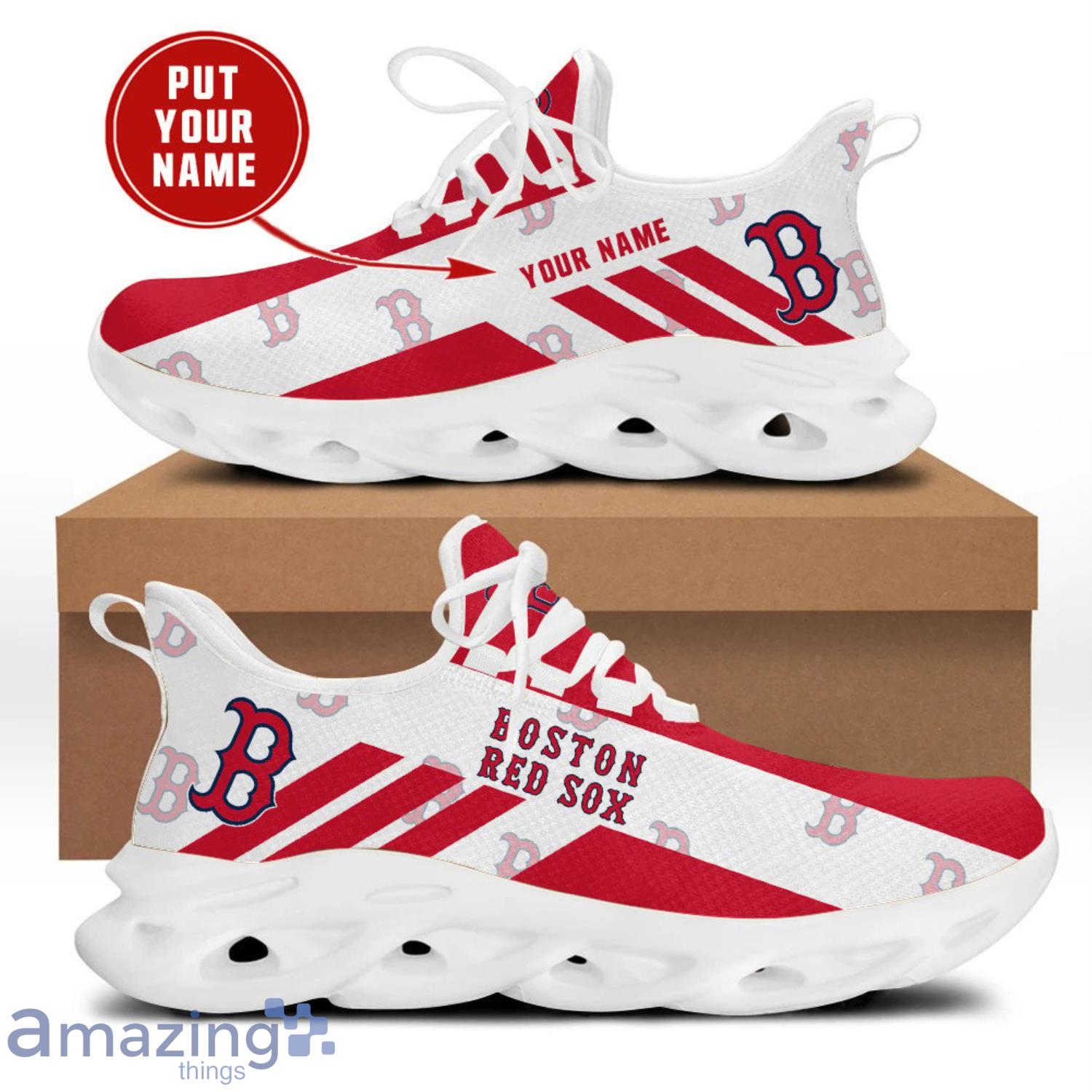 Boston Red Sox Mascot Custom Name Max Soul Sneakers Running Shoes