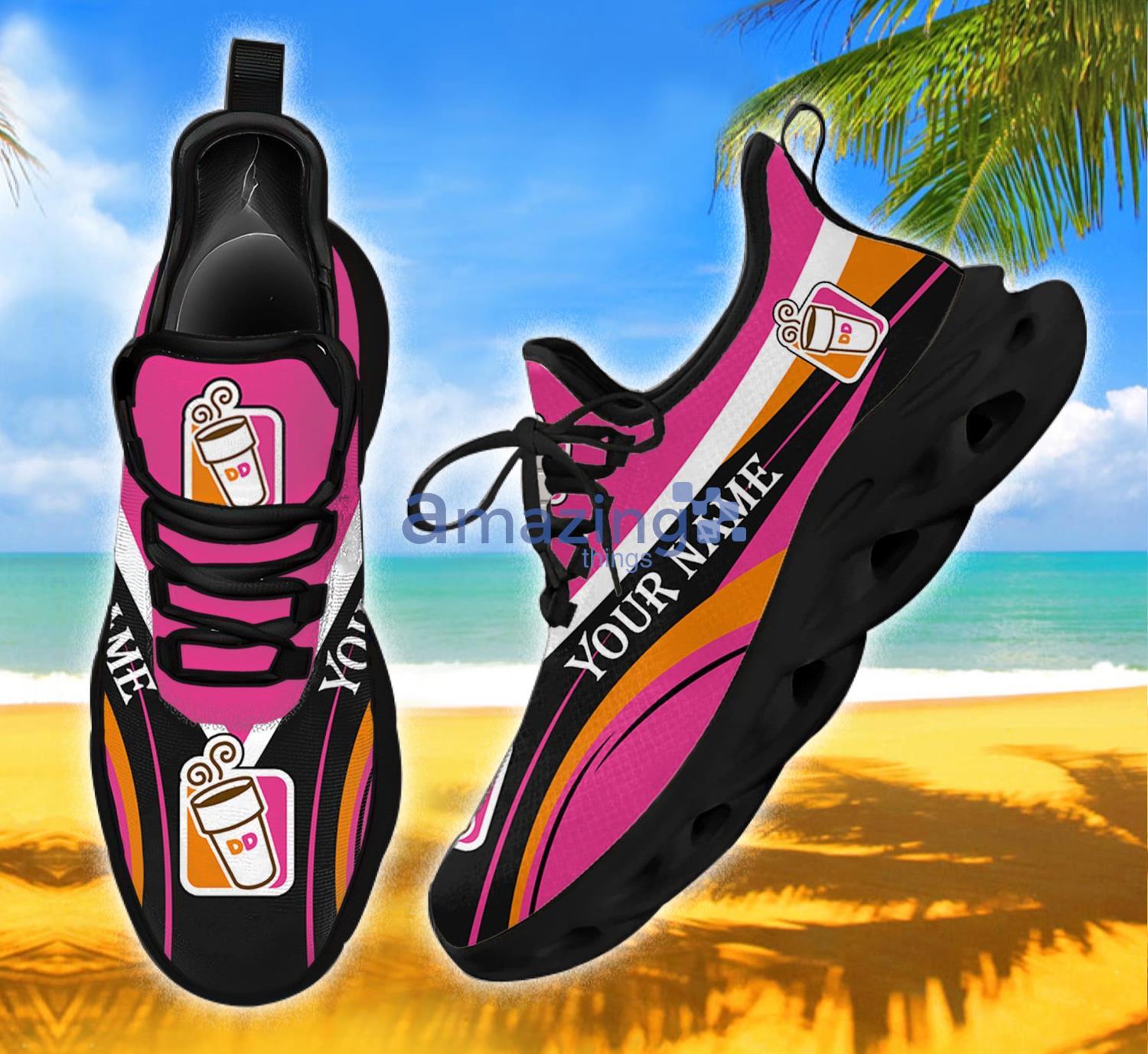 Custom Name Dunkin’ Donuts Max Soul Shoes Men And Women Running Sneakers Product Photo 1