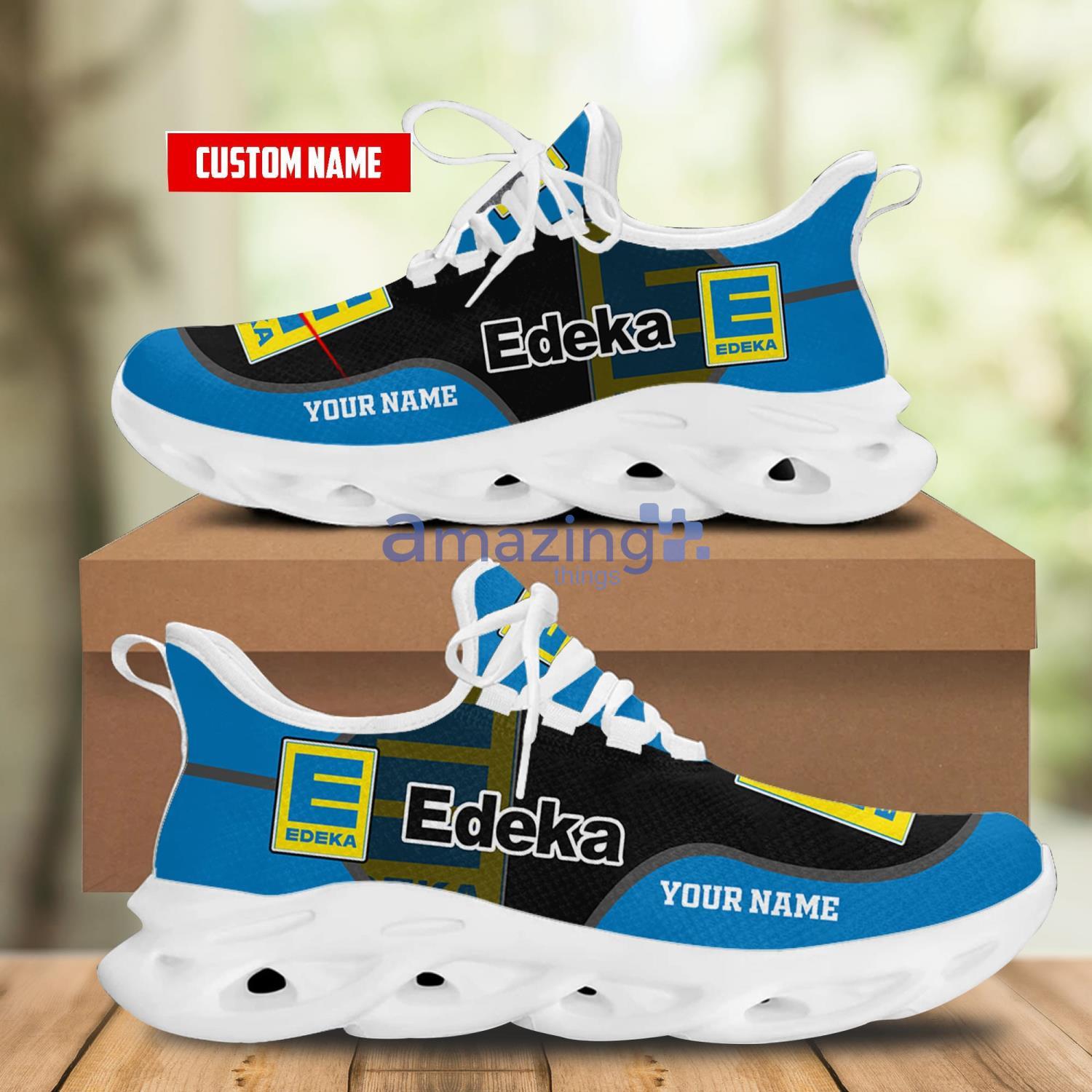 Custom Name Edeka Lover Max Soul Sneaker Running Shoes For Men And Women