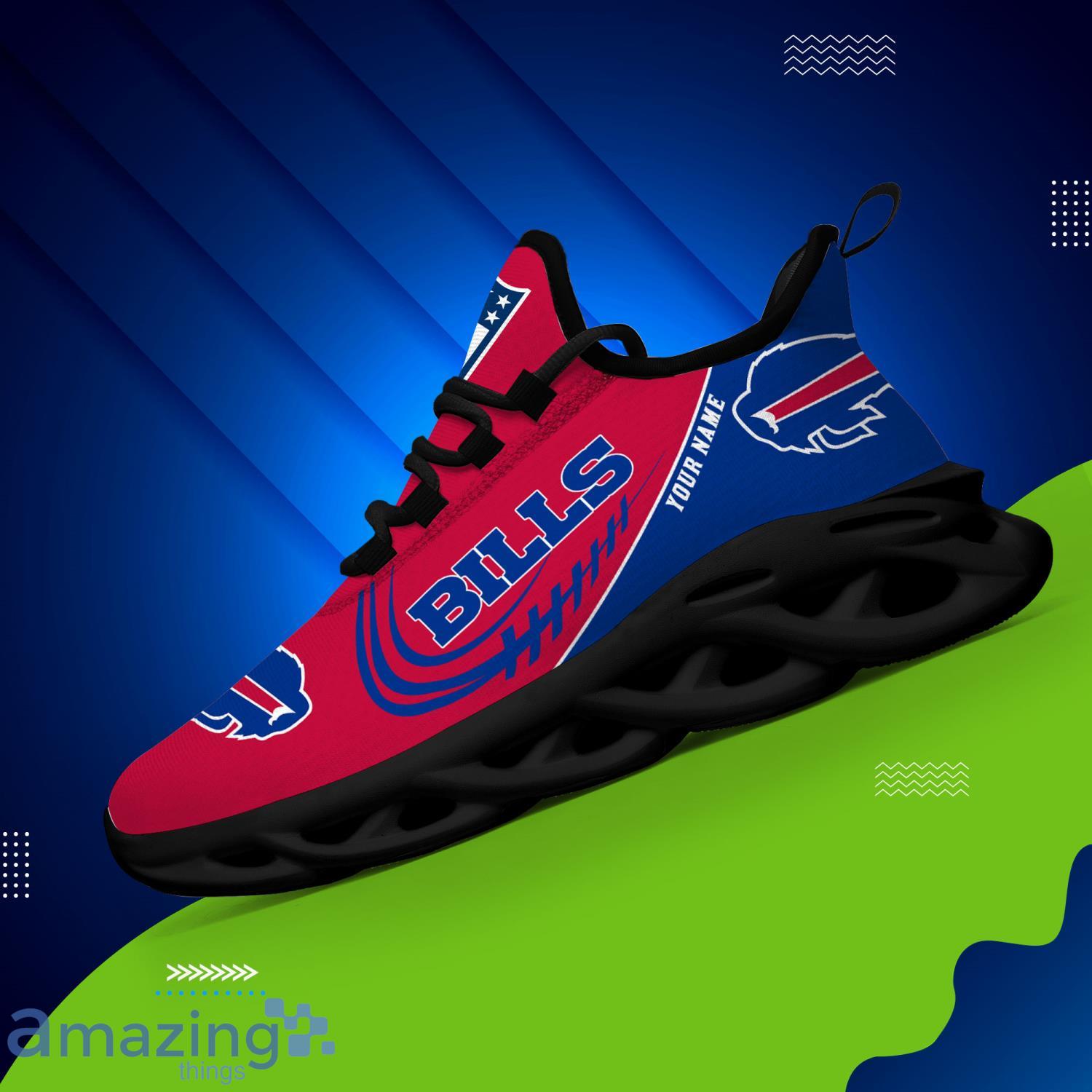 Buffalo Bills Max Soul Sneakers Custom Name Running Shoes For Fans