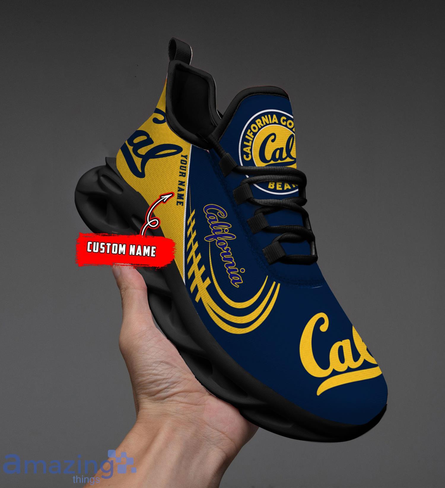 Custom Name For Fans California Golden Bears Men And Women Max Soul Shoes Product Photo 1