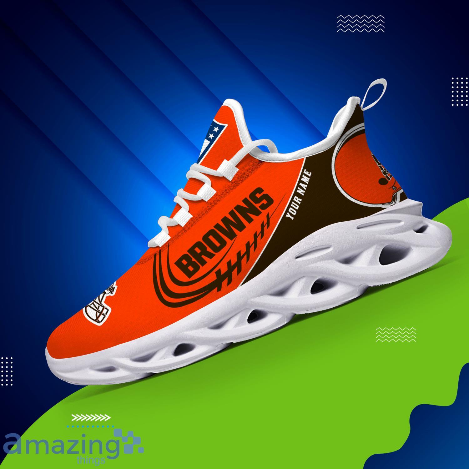 Cleveland Browns Personalized Name For Fans Max Soul Shoes Men And Women  Running Sneakers