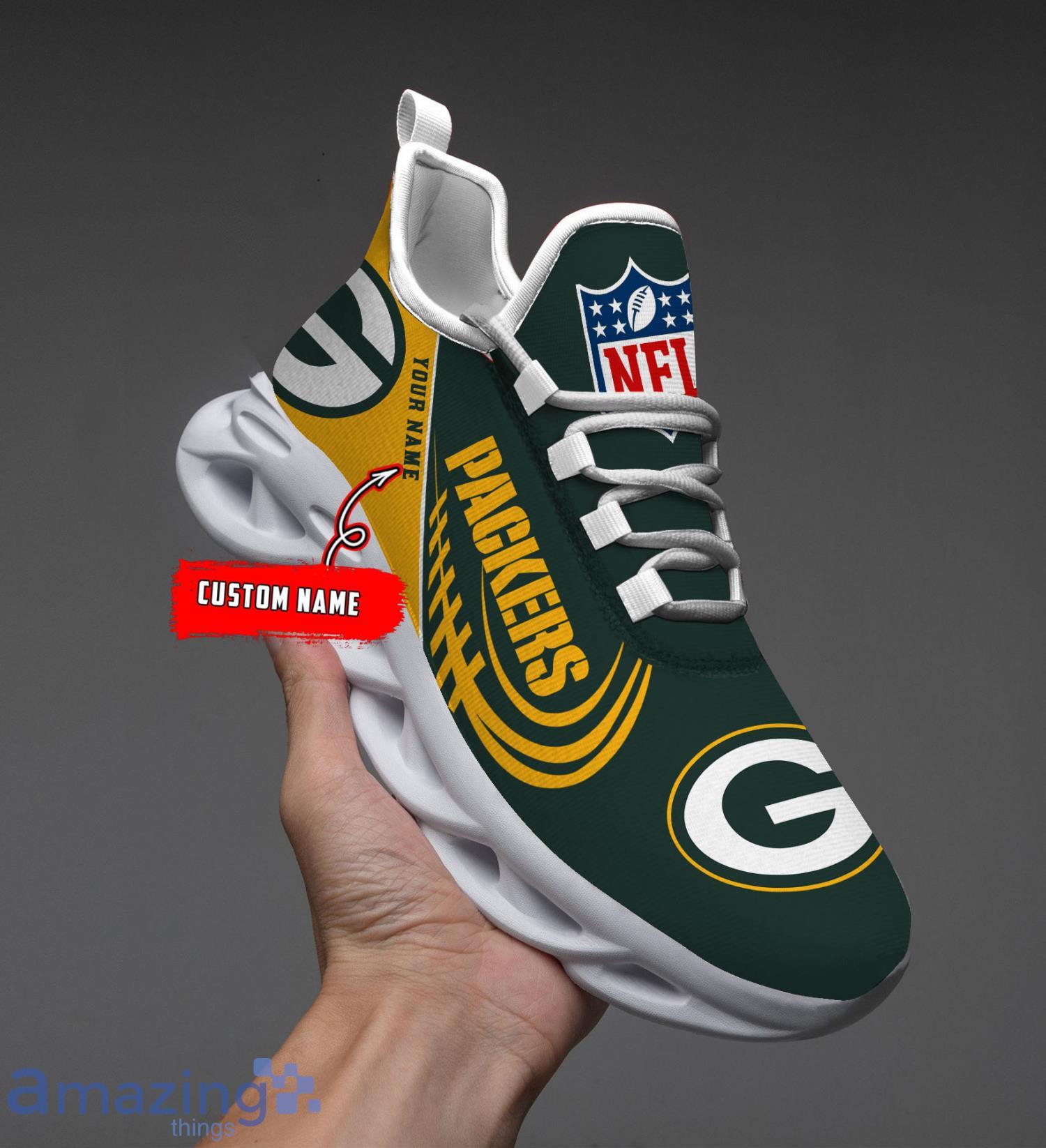 Custom Name For Fans Green Bay Packers Max Soul Shoes Running Sneakers image Custom Name For Fans Green Bay Packers Max Soul Shoes Running Sneakers Product Photo 8