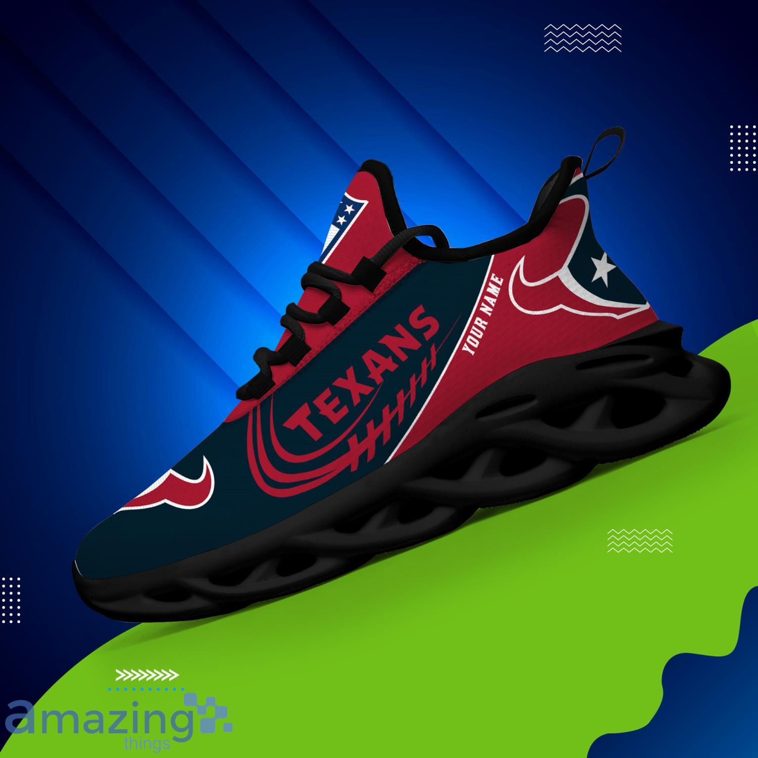 Custom Name For Fans Houston Texans Max Soul Shoes Running Sneakers Product Photo 1