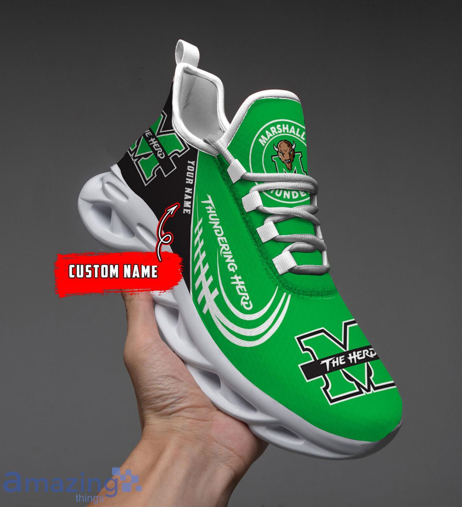 Custom Name For Fans Marshall Thundering Herd Men And Women Max Soul Shoes image Custom Name For Fans Marshall Thundering Herd Men And Women Max Soul Shoes Product Photo 2