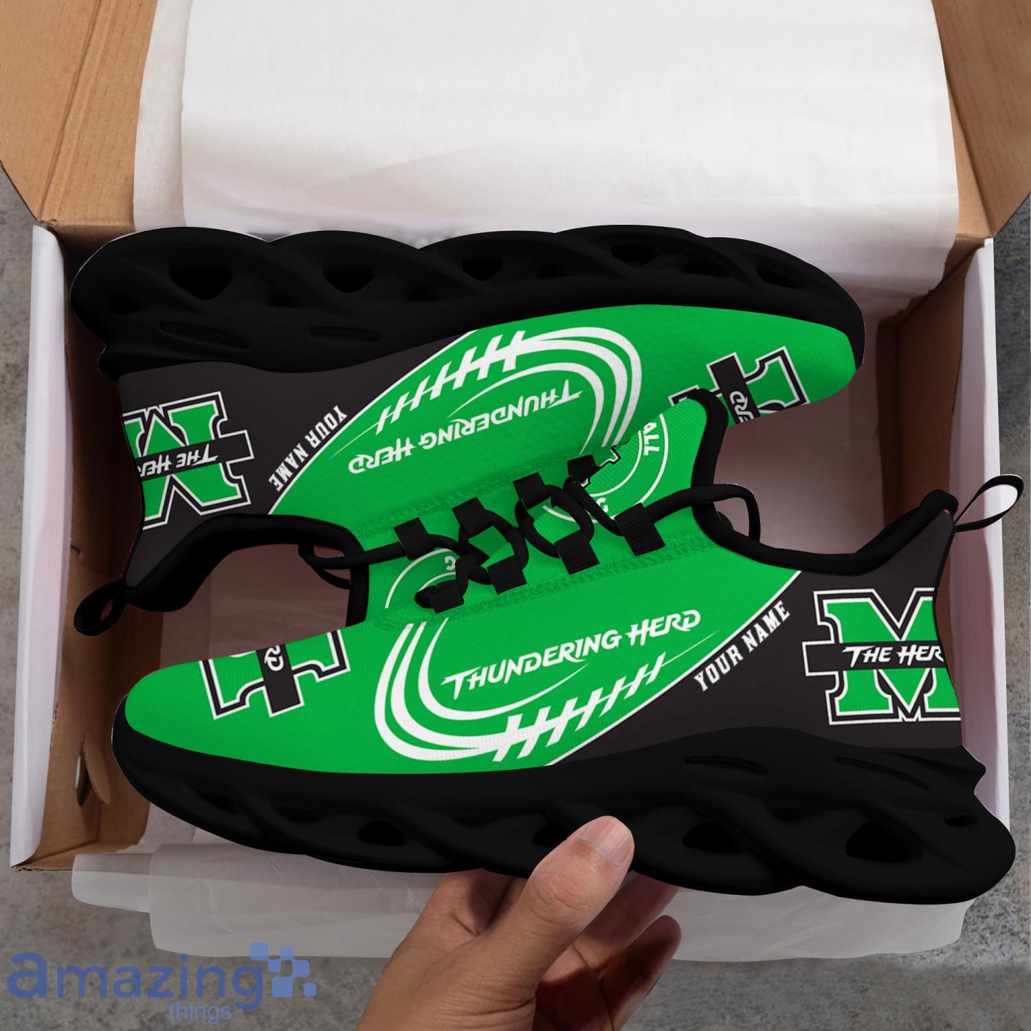 Custom Name For Fans Marshall Thundering Herd Men And Women Max Soul Shoes image Custom Name For Fans Marshall Thundering Herd Men And Women Max Soul Shoes Product Photo 5