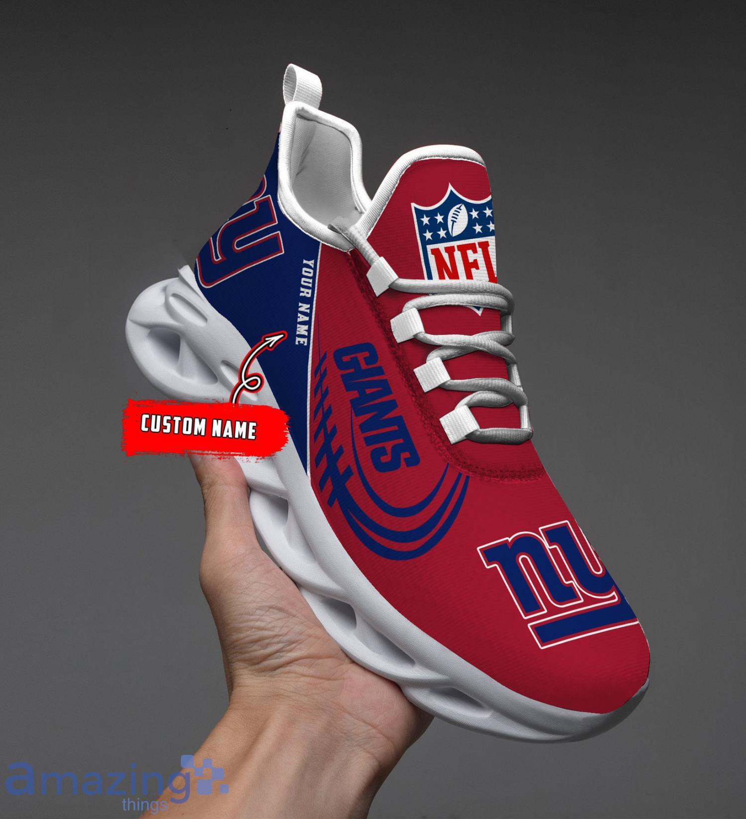 New York Giants Nfl Max Soul Sneakers Sport Shoes - Banantees