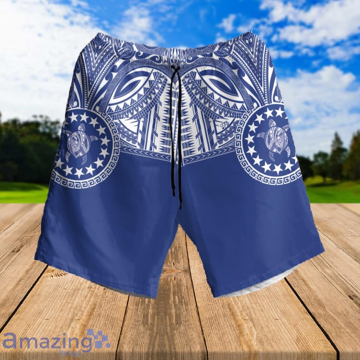 Custom Name Hawaii Shirt Sea Turtle Hawaiian Shirt And Short image Custom Name Hawaii Shirt Sea Turtle Hawaiian Shirt And Short Product Photo 2