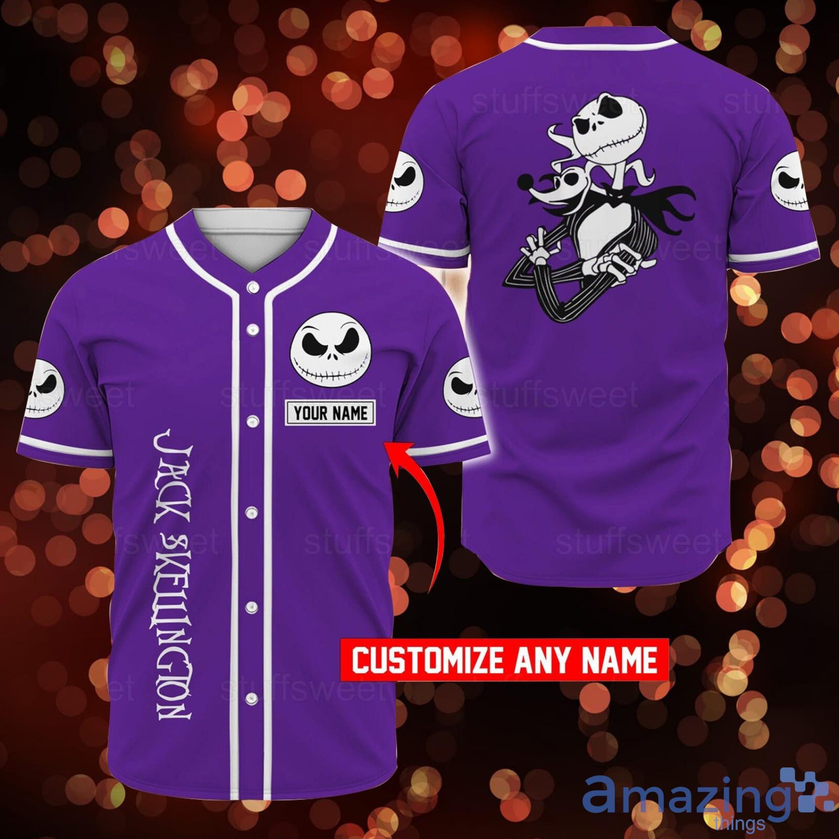 Custom PURPLE - Customized Men's Baseball Jerseys