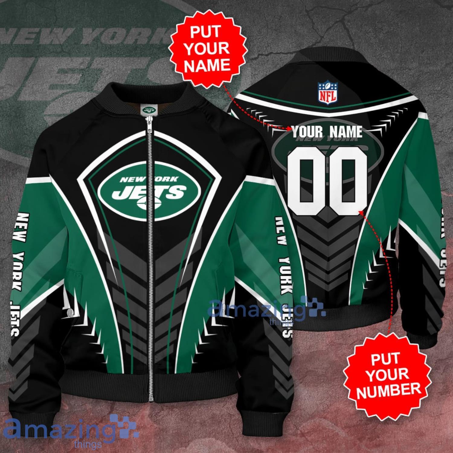 NFL Team NY Jets Football Leather Jacket