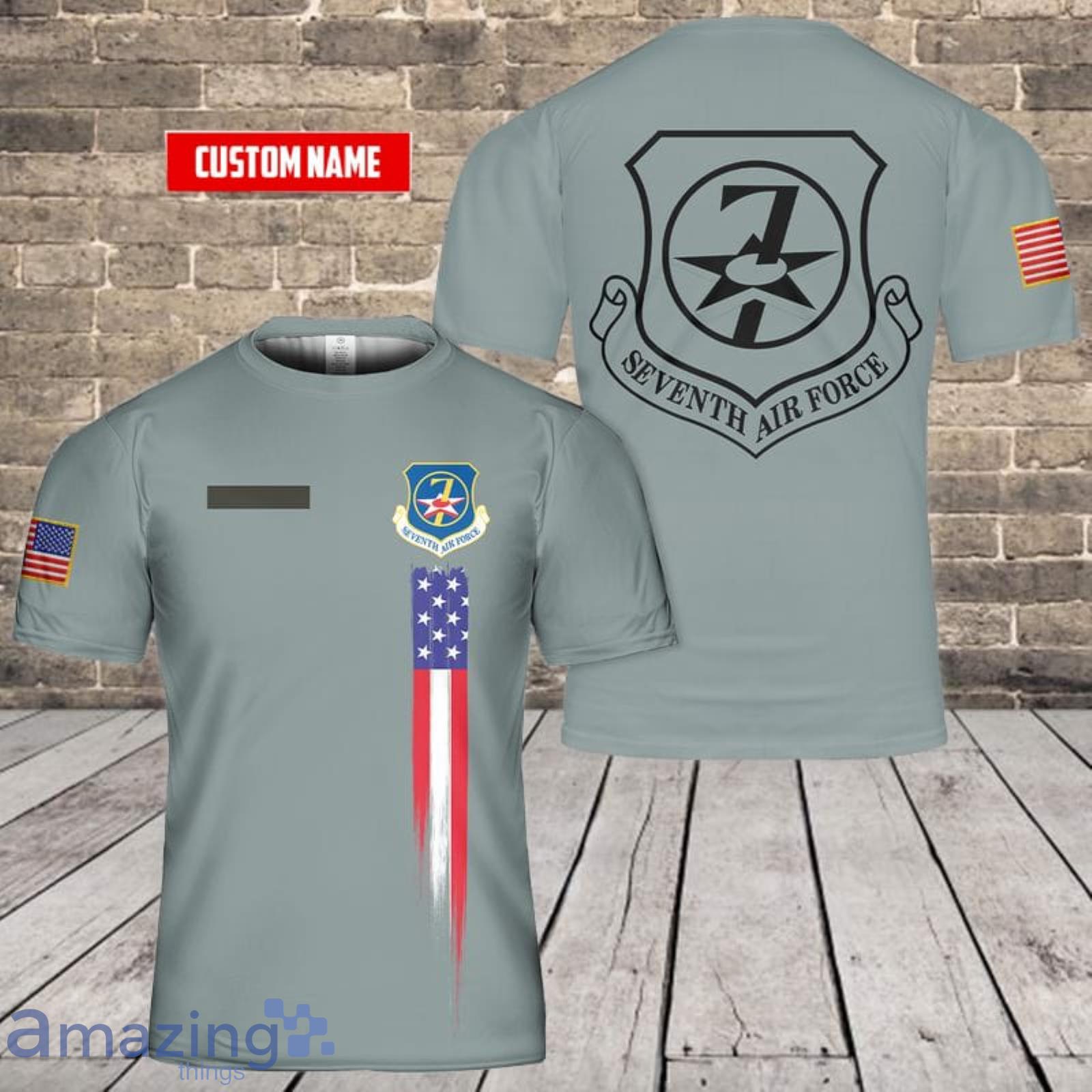 Custom Name US Air Force Seventh Air Force (Air Forces Korea) (7 AF) 3D ...